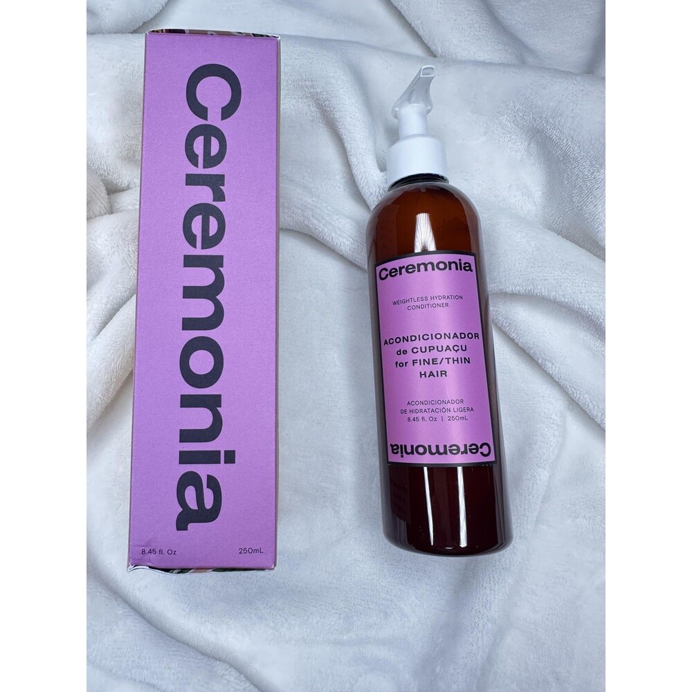Ceremonia Cupuaçu Conditioner 8.45oz Fine Thin Hair Weightless Hydration New USA